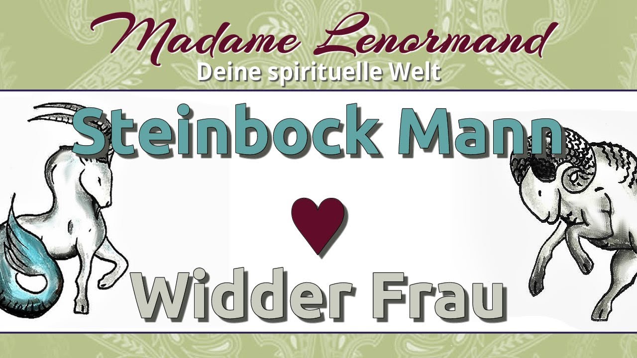 Steinbock Mann & Widder Frau: Liebe und Partnerschaft