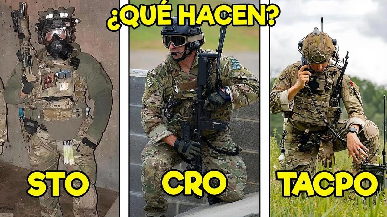 ¿Qué hace cada oficial de Operaciones Especiales de la Fuerza Aérea? (STO/CRO/TACPO)
