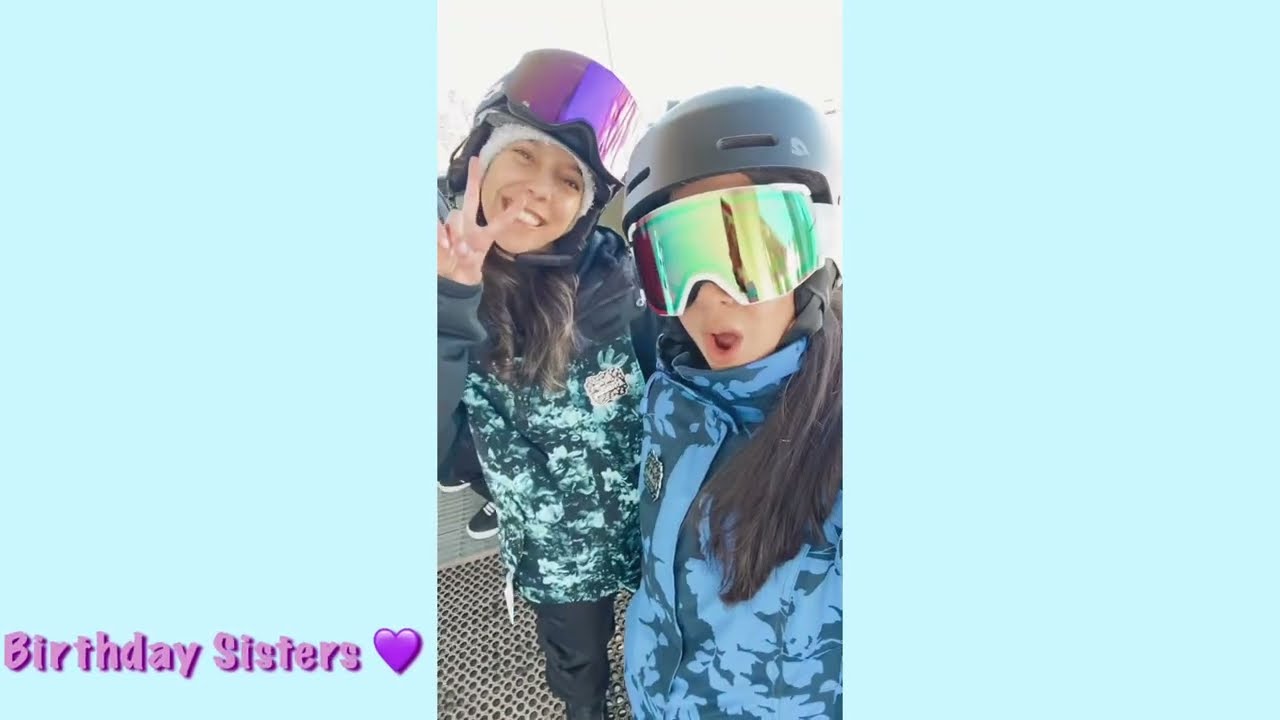 Snowboarding for our birthdays at  Mt Spokane 