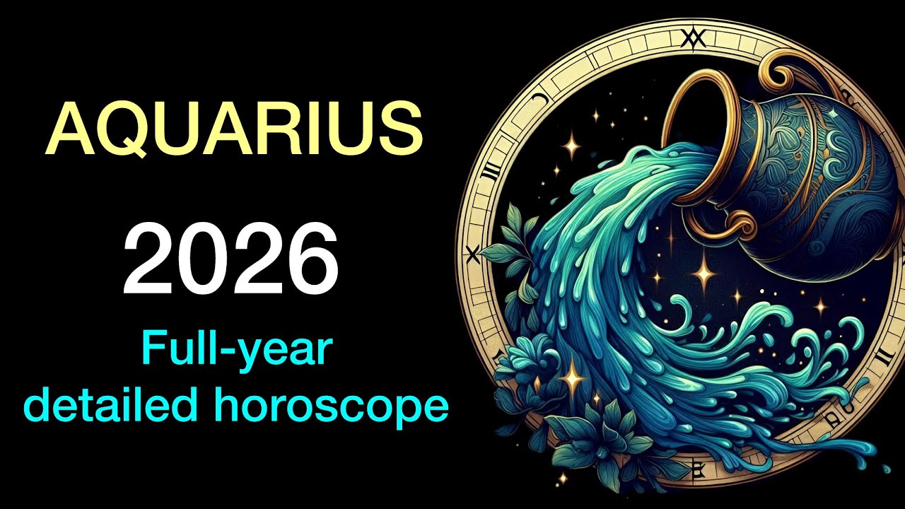 AQUARIUS HOROSCOPE 2026. Full year detailed horoscope 