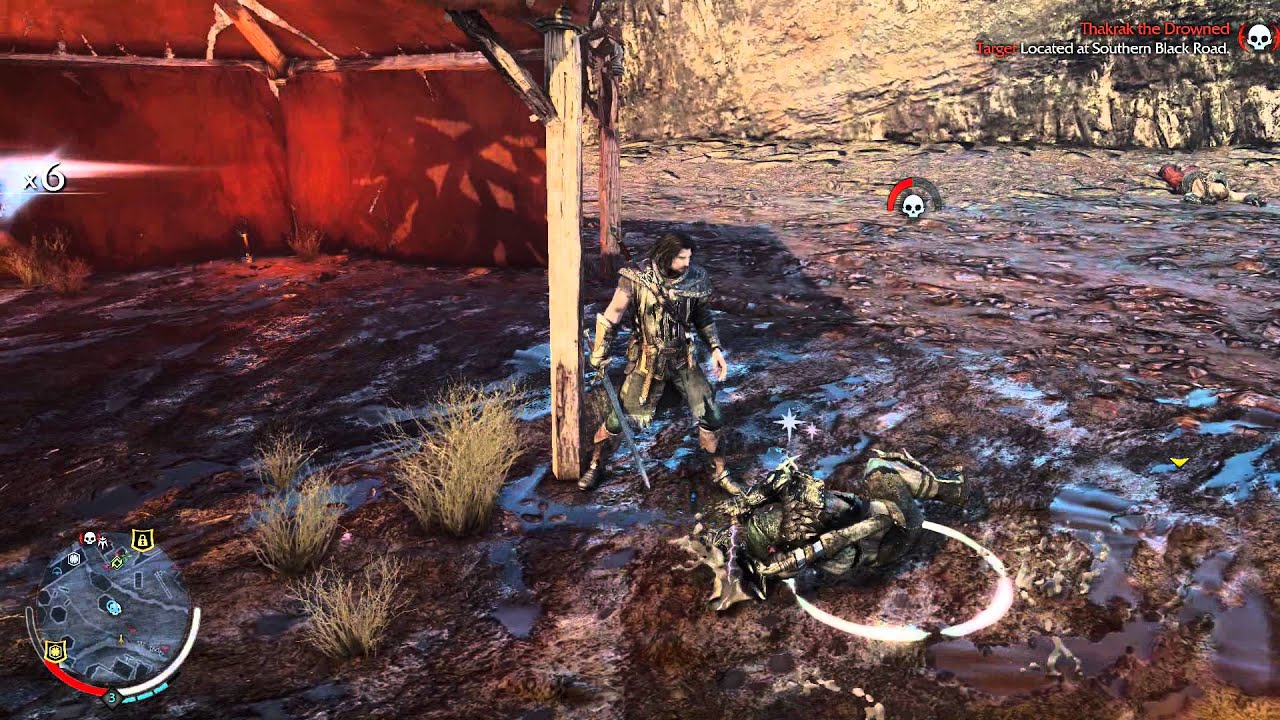 Shadow of Mordor PS4 Freeroam Gameplay 1080p