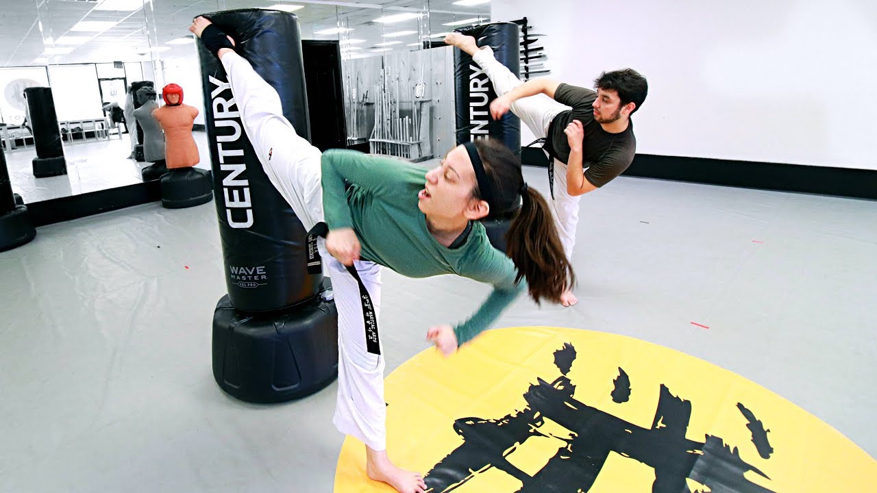 Taekwondo Endurance Kick Training Session