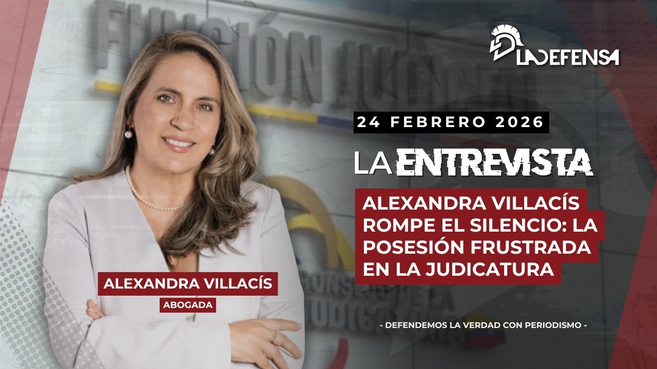 #LAENTREVISTA | ALEXANDRA VILLACÍS ROMPE EL SILENCIO: LA POSESIÓN FRUSTRADA EN LA JUDICATURA