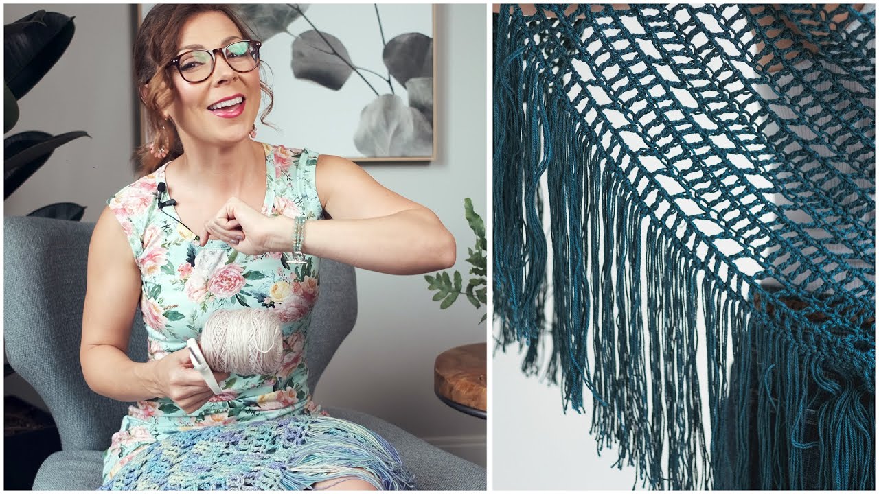 How to Apply Fringe To Your Crochet Projects