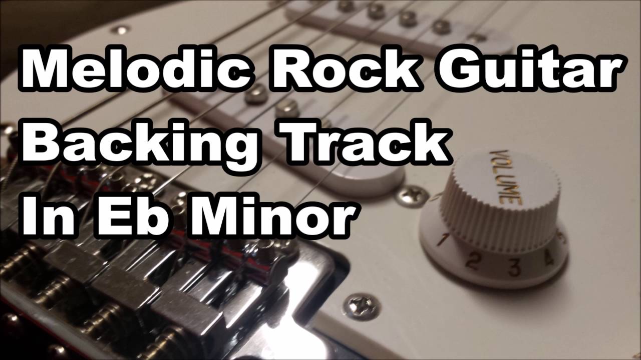 Melodic Rock Backing Track in Eb Minor