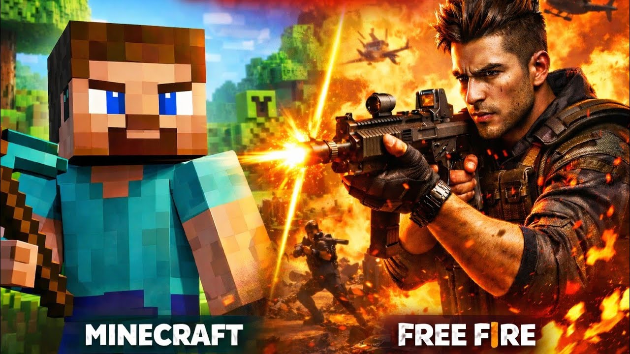 LIVE 🔴 Minecraft & Freefire Gameplay | Join Now 🎮