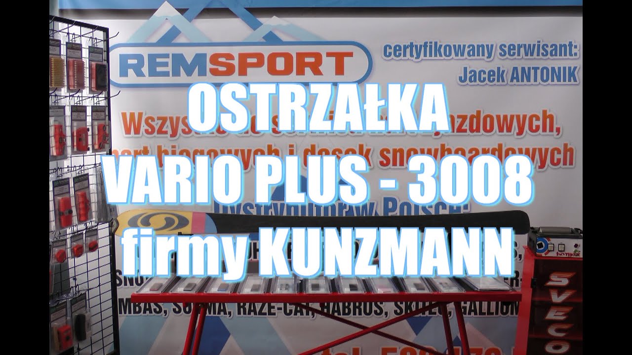 Ostrzałka narciarsko-snowboardowa Vario Plus KUNZMANN - 3008
