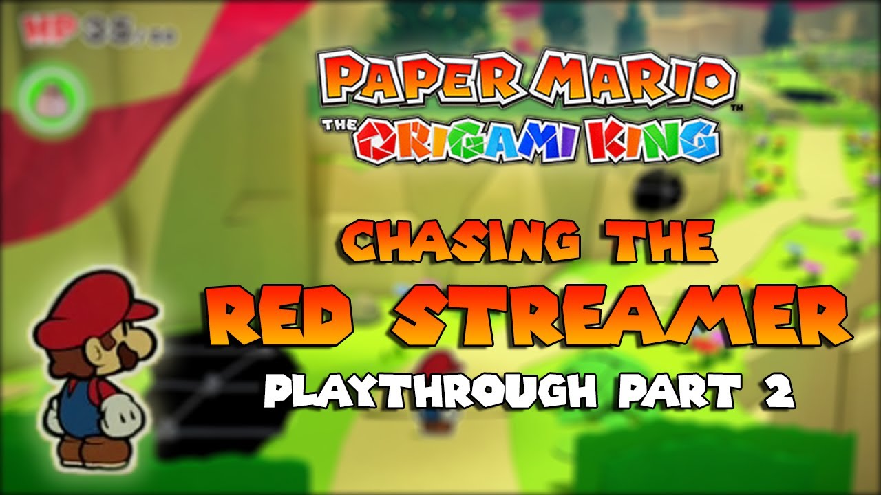 Paper Mario: The Origami King! Playthrough Part 2: Red Streamer - Shell Stones! (No Commentary)