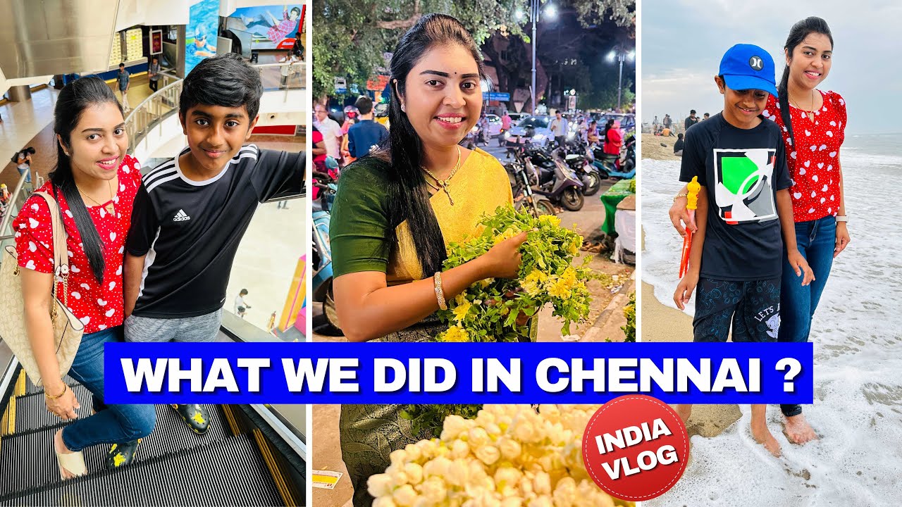 🛕 CHENNAI வந்த பிறகு  நான் போன முதல் இடம் | My favorite Spot in Chennai | USA India Tamil VLOG