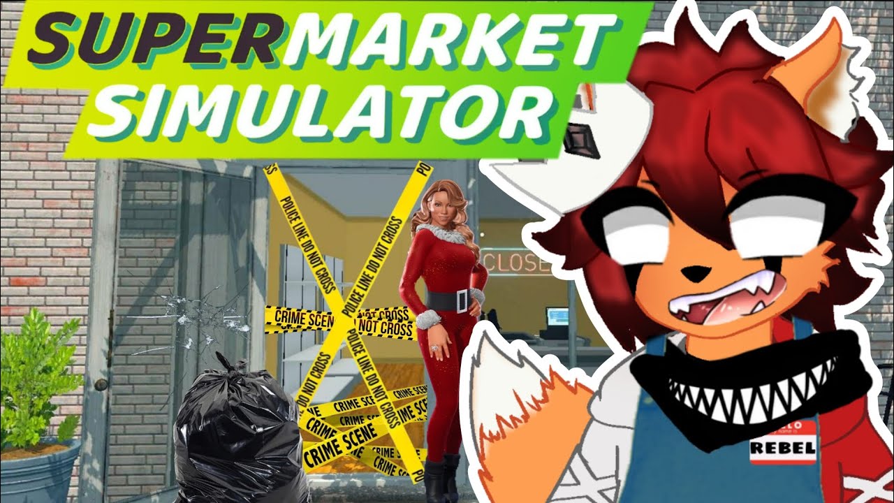 I Work in a Busted down Supermarket!! - Supermarket Simulator