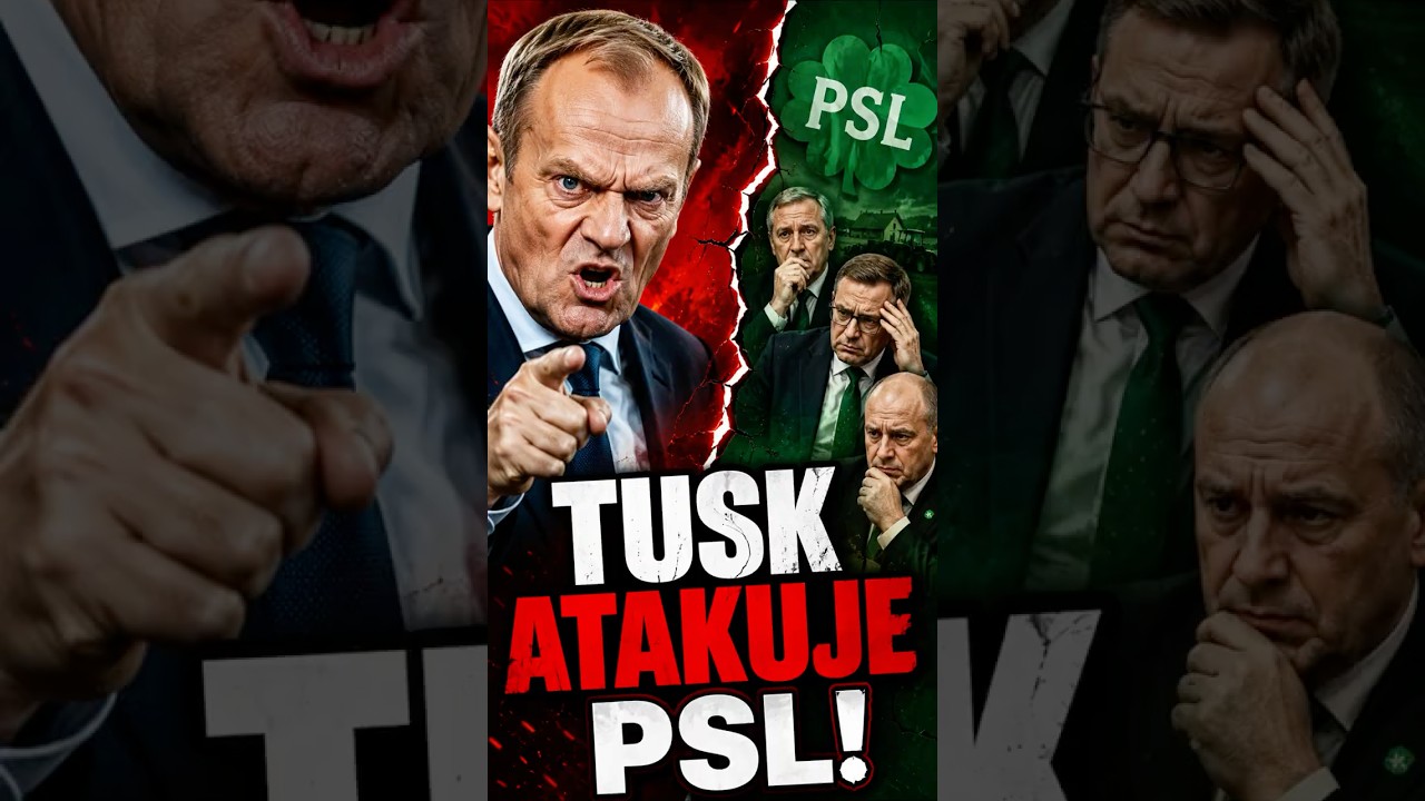 szok! tusk niszczy psl?! brutalna wojna w koalicji! #tusk #psl #polityka #szort