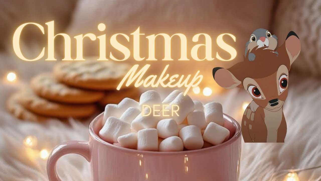 MAQUILLAJE artístico INSPIRADO EN un CIERVO/ navidad 🎄 