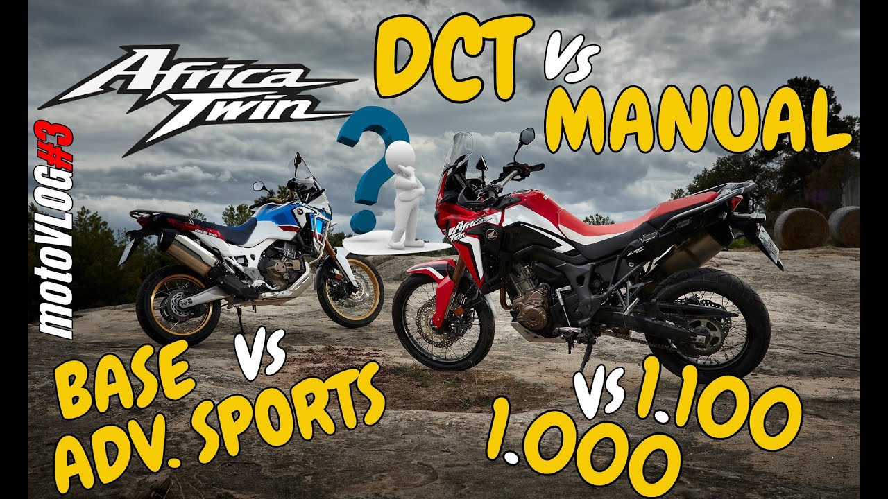 Honda Africa Twin DCT vs Manual | Adventure Sports vs Base | 1000 vs 1100 (2020) - motoVLOG#3