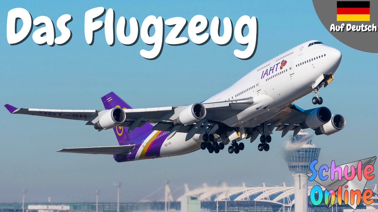 Alles &uuml;ber Flugzeuge ✈️ - Schule Online - Informationsvideos f&uuml;r Kinder