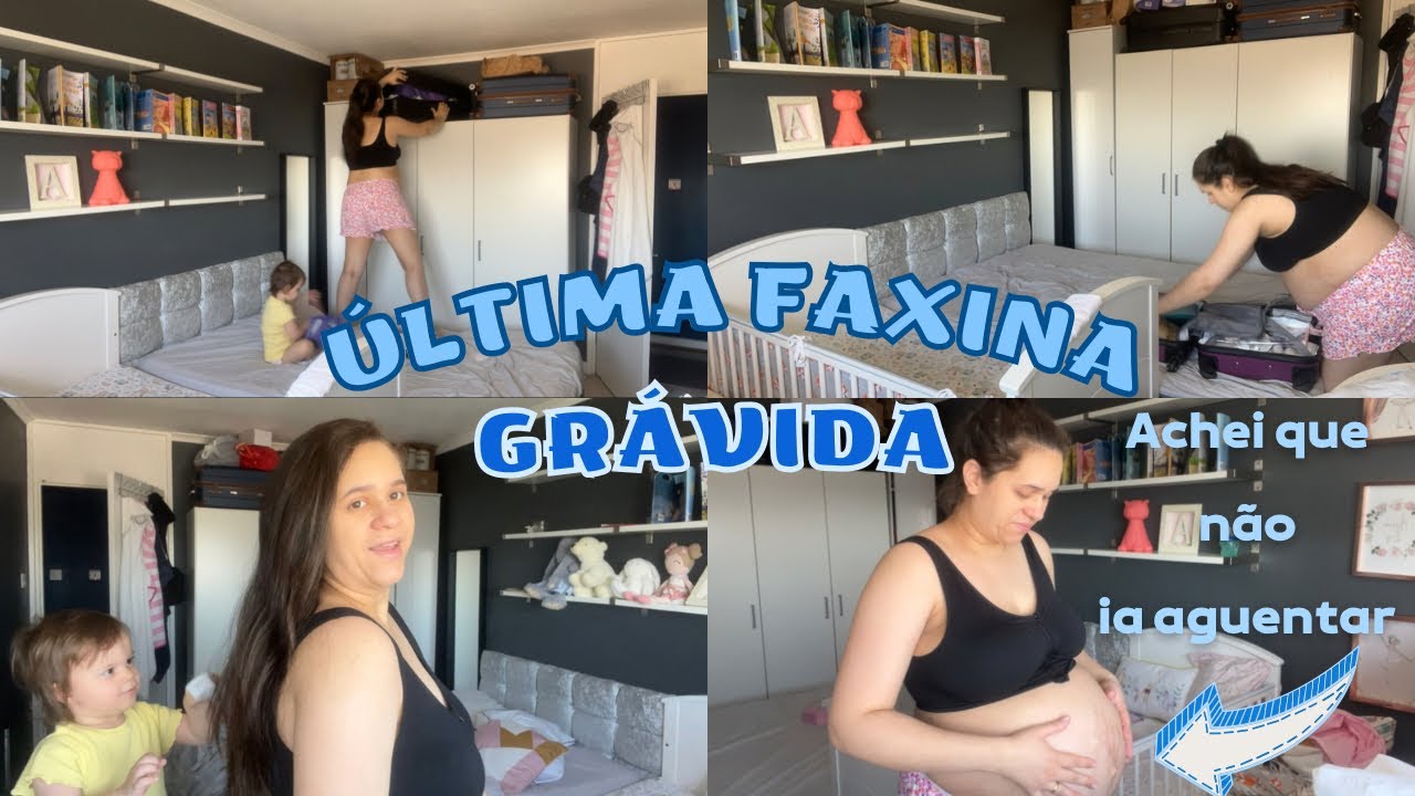 Última faxina antes do bebê nascer/ achei que não ia aguentar
