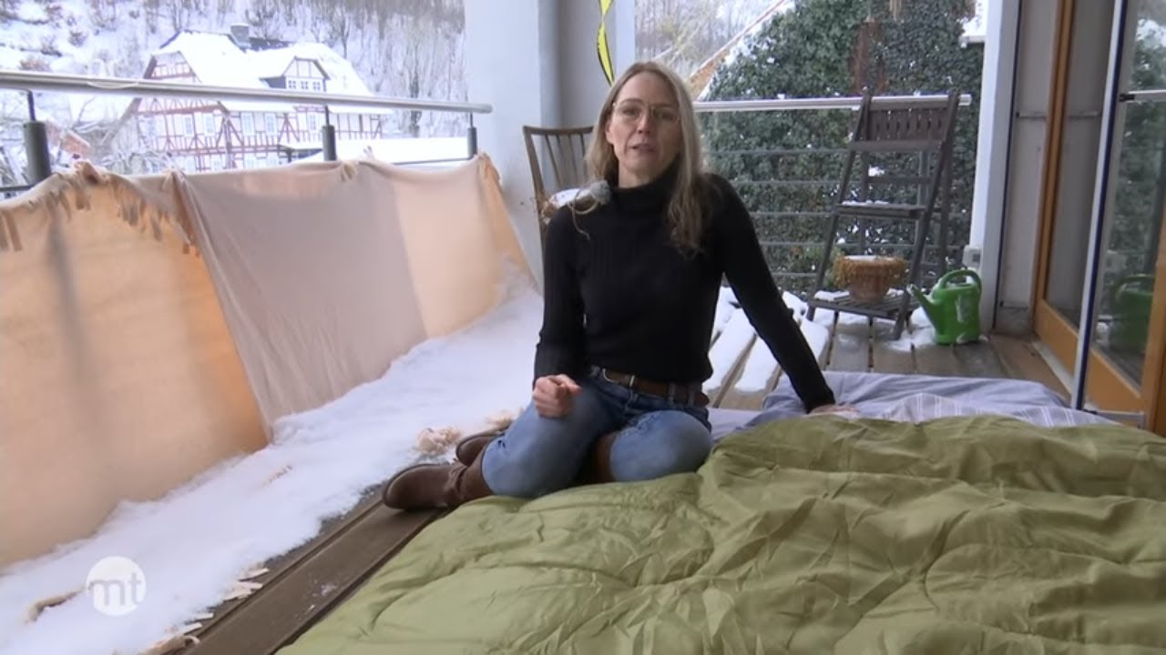 Draußen schlafen im Winter: Ungewöhnliches Mittel gegen Schlafprobleme | maintower