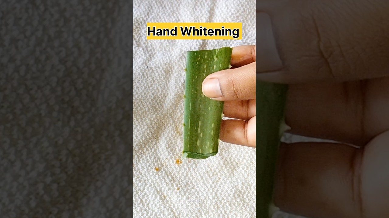 Hand Whitening Home Remedy with Aloevera| #shorts #skincaretips #ytshorts #beautytips #viral
