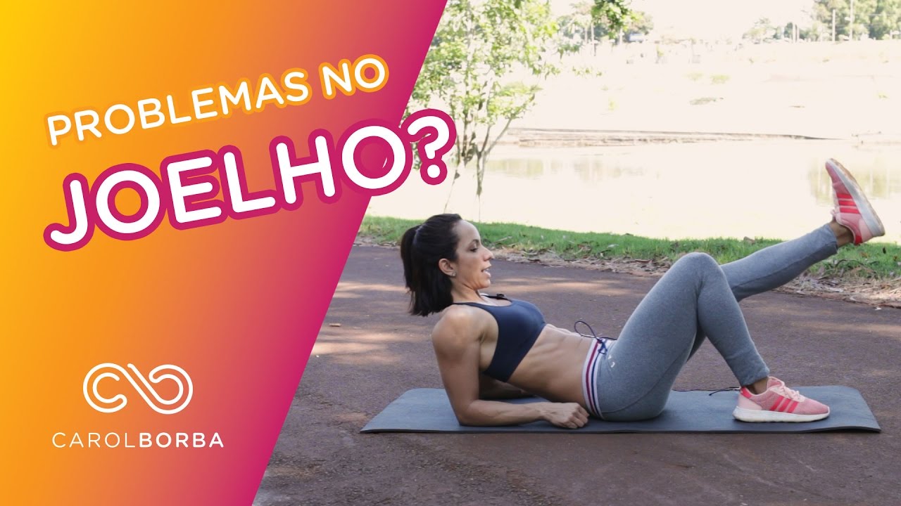 Treino de pernas para quem tem problemas nos joelhos - seguro e eficiente - Carol Borba
