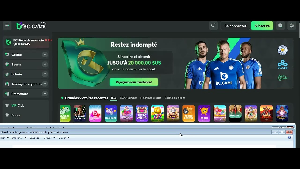 Referral code BCGAME. Create a Bc Game account online in 2024 with the promo code