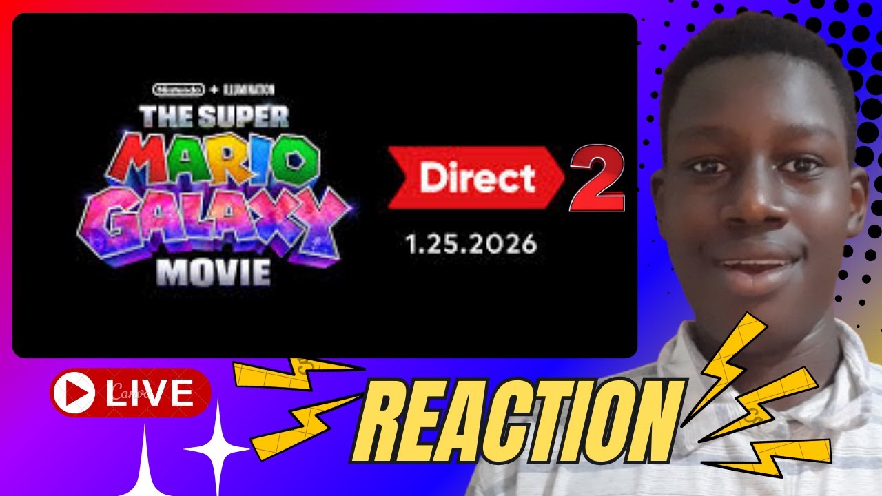 The Super Mario Galaxy Movie Nintendo Direct #2 1.25.2025 Live Reaction!