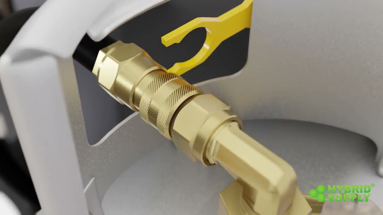 Alugas TRAVELMate Tankflasche - Einbau neue Verordnung mit Schnellkupplung