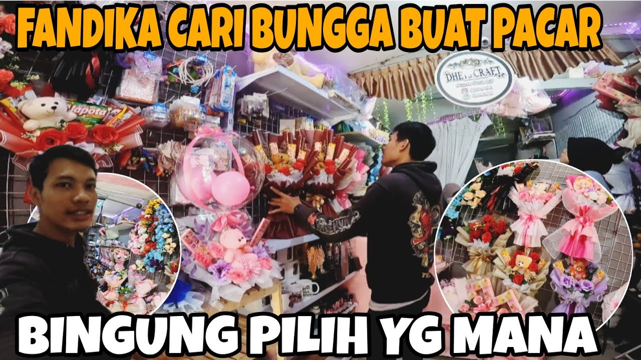 FANDIKA BELI BUNGA  VALENTINE BUAT WULLAN SAMPAI KEBINGUNGAN PILIH YANG MANA 🤣