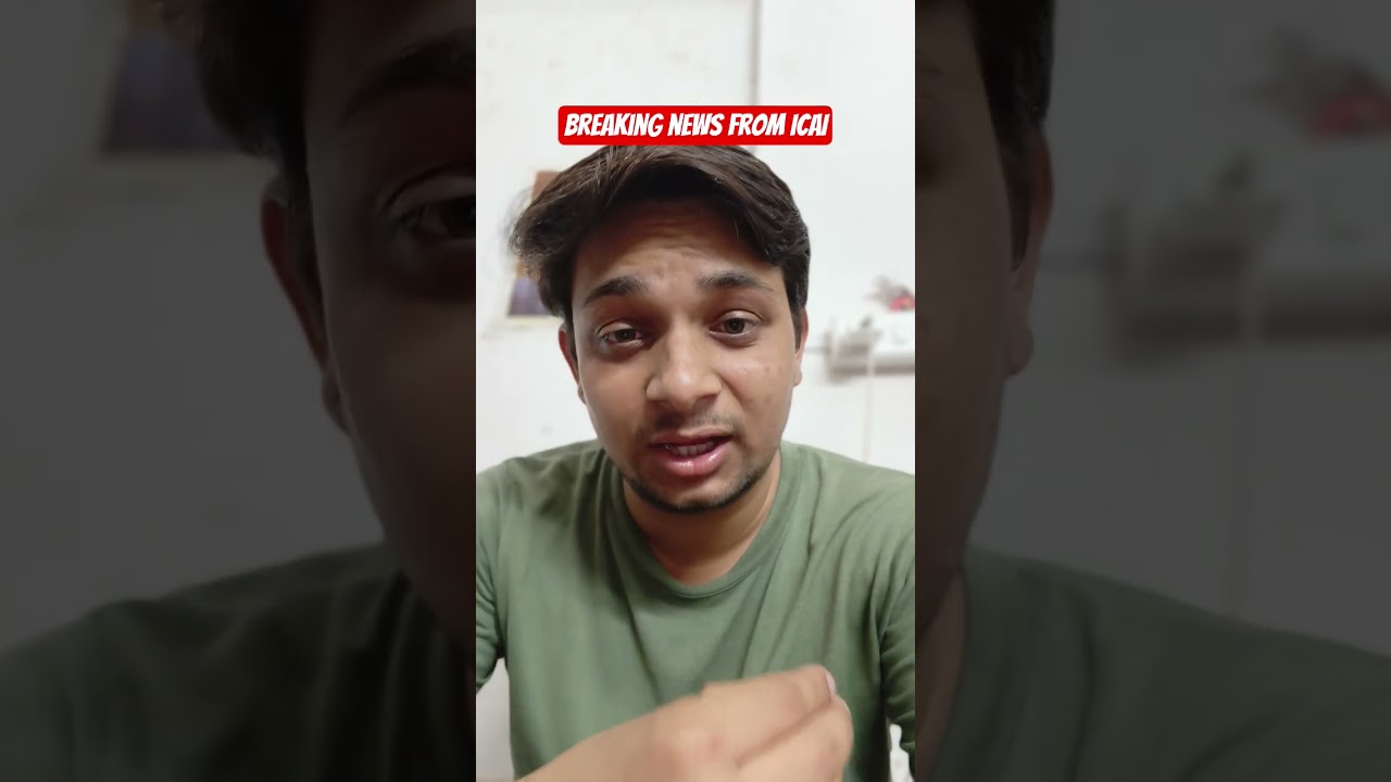 BREAKING NEWS FROM ICAI 🤯🤯 | CA FINAL EXAM CHANGES 🥲 |