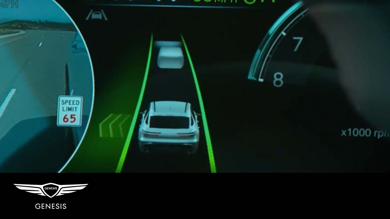 Highway Lane Change Assist | Genesis GV70 | How-To | Genesis USA