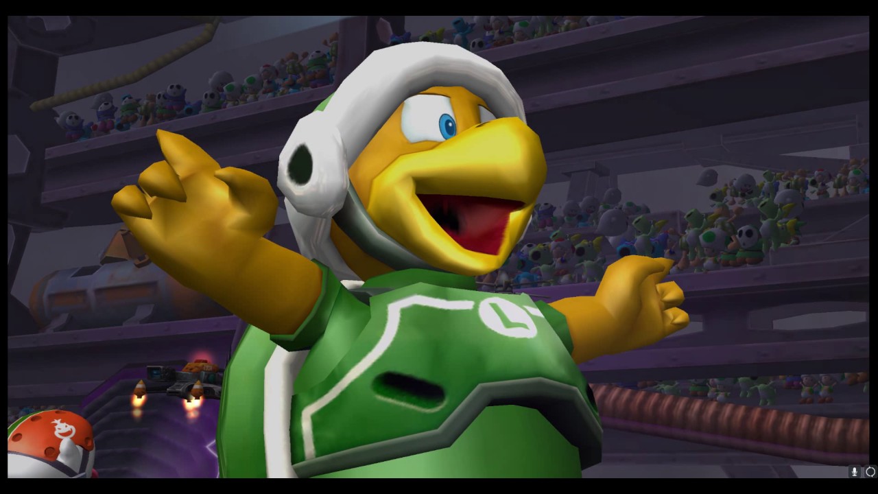 Luigi vs Bowser Jr. - Mario Strikers Charged SKILL LEVEL 5 - nº 9