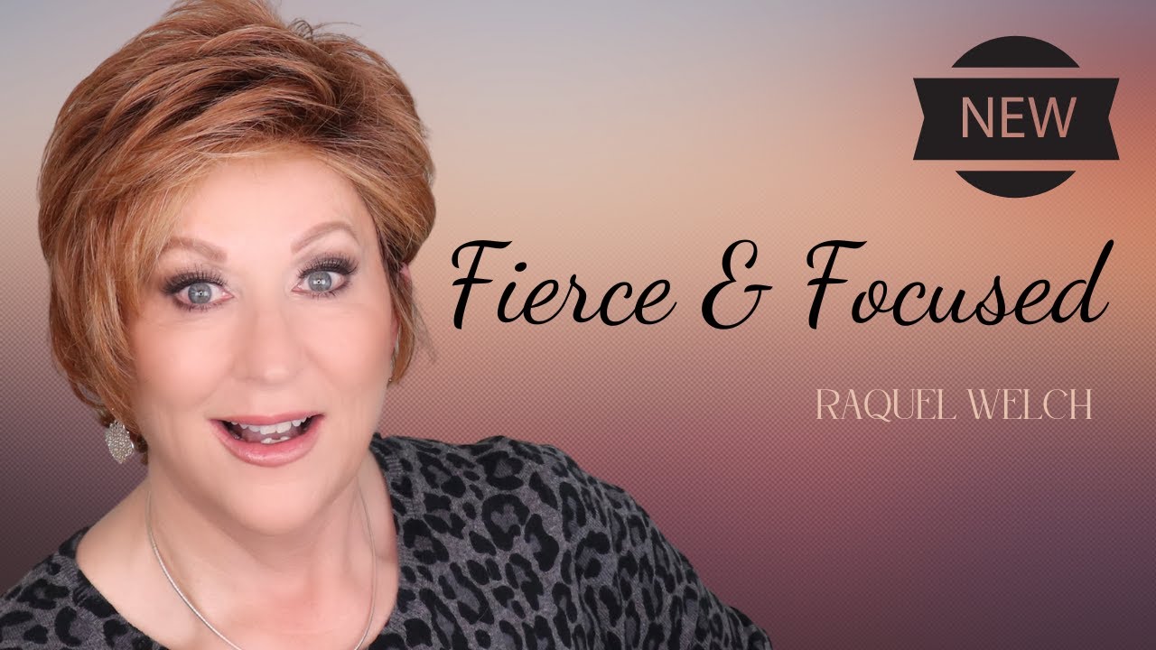 Raquel Welch FIERCE & FOCUSED wig review | SS ICED PUMPKIN SPICE | NEW STYLE | How does it FIT?