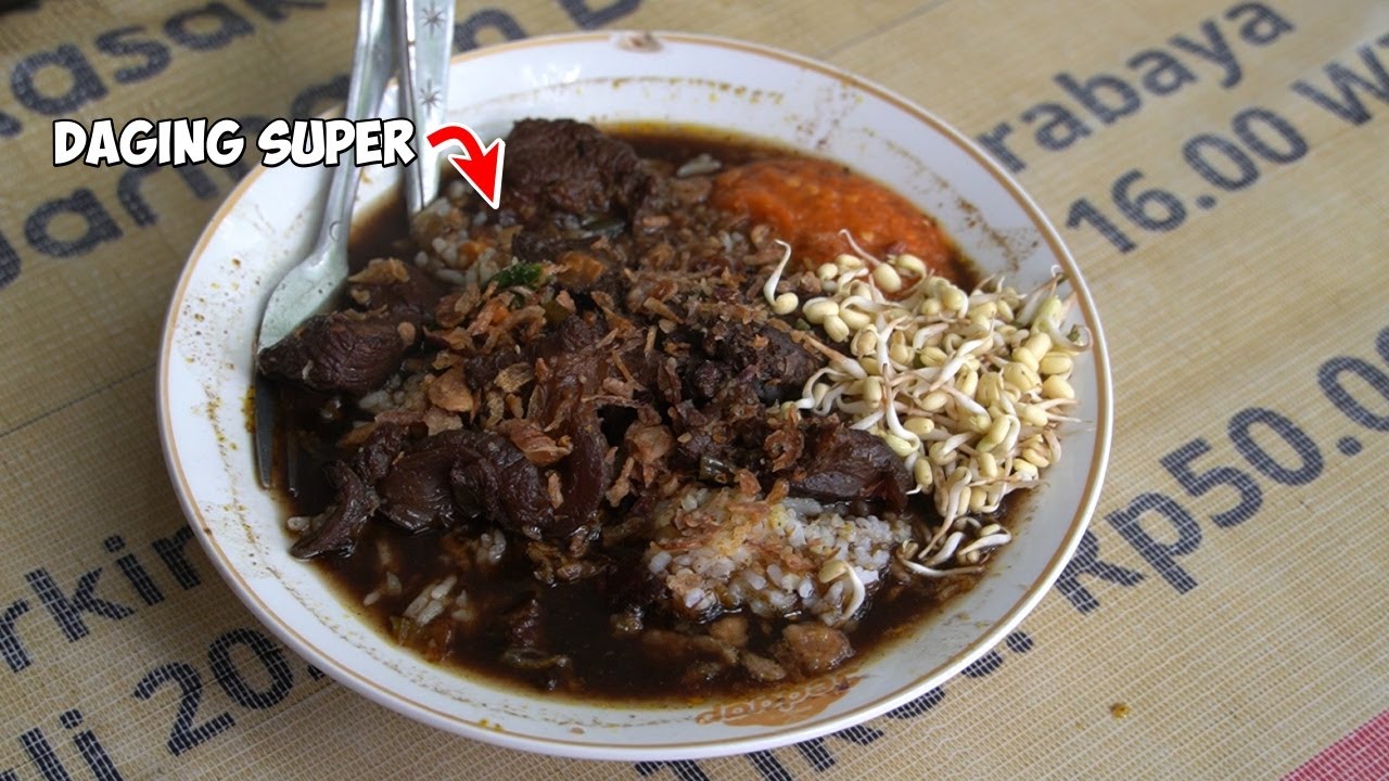 SEDAPNYA RAWON BU YAYUK KLAKAH REJO SURABAYA