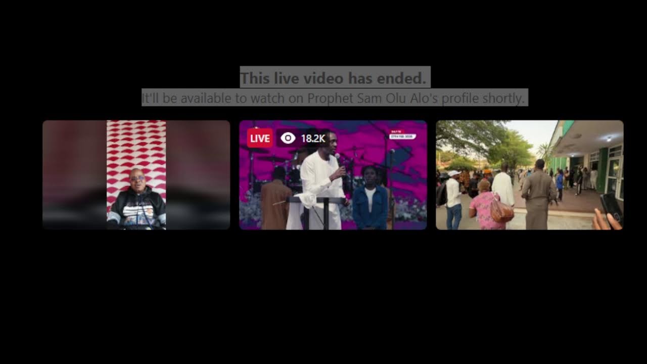 IWO ATI WOLI RE PELU PROPHET SAM OLU ALO