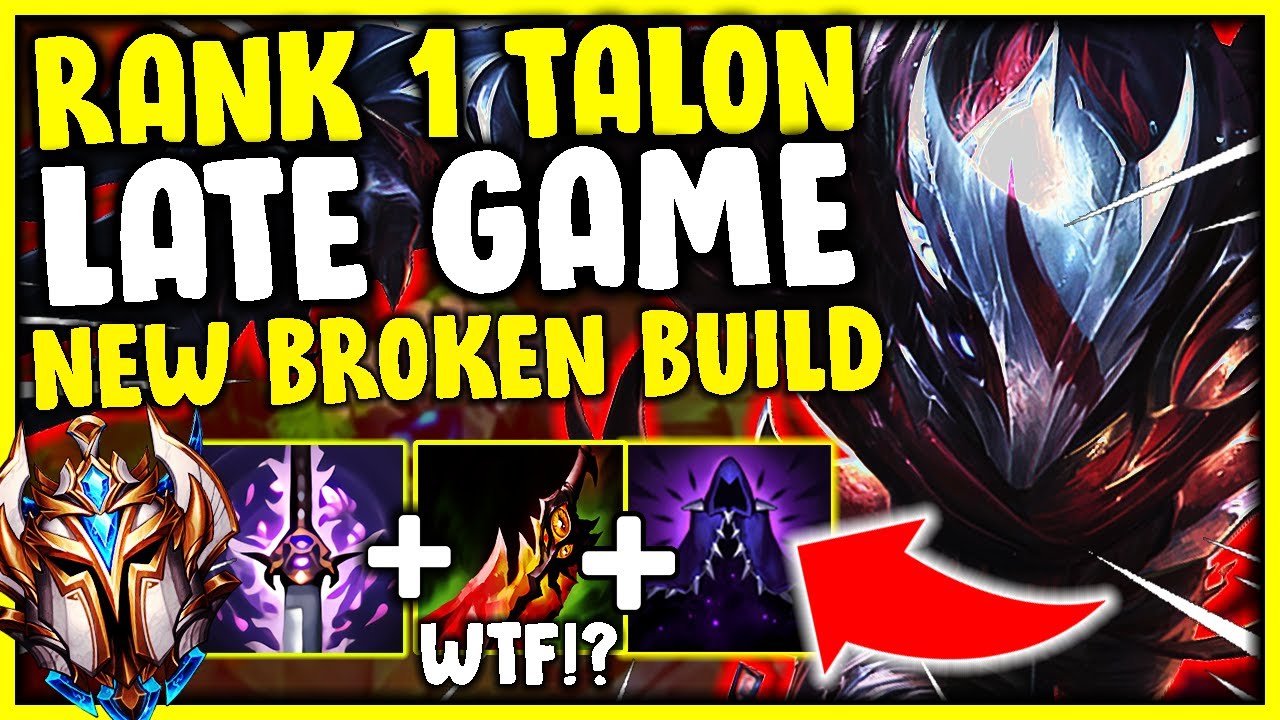 NEW S10 TALON LATE GAME BUILD (1V9) IN CHALLENGER - League of Legends