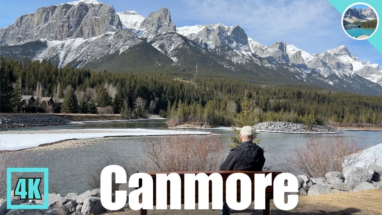 Most Beautiful Trail In The World: Canmore Bow River Walk (& Engine Bridge!) 🇨🇦