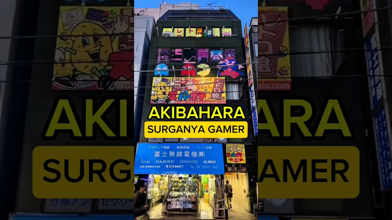 Surganya Para Gamer Tokyo Akihabara 😘🎮 