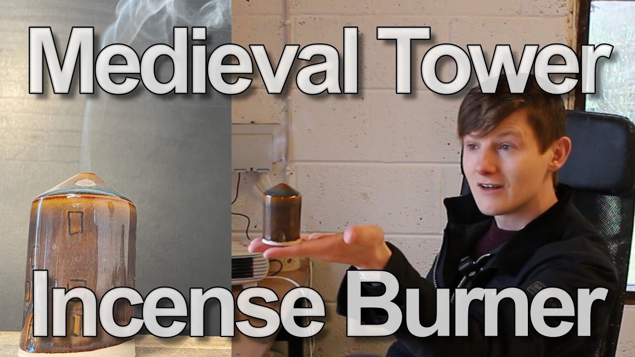 I Made Medieval Tower Incense Burners from Scratch | Full Pottery Tutorial