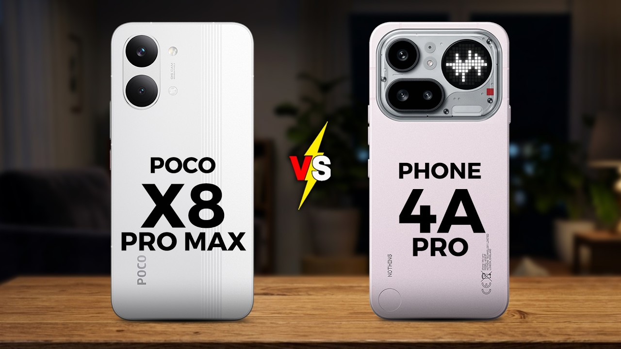 100W vs 50W Charging | POCO X8 Pro Max Destroys Nothing Phone 4A Pro