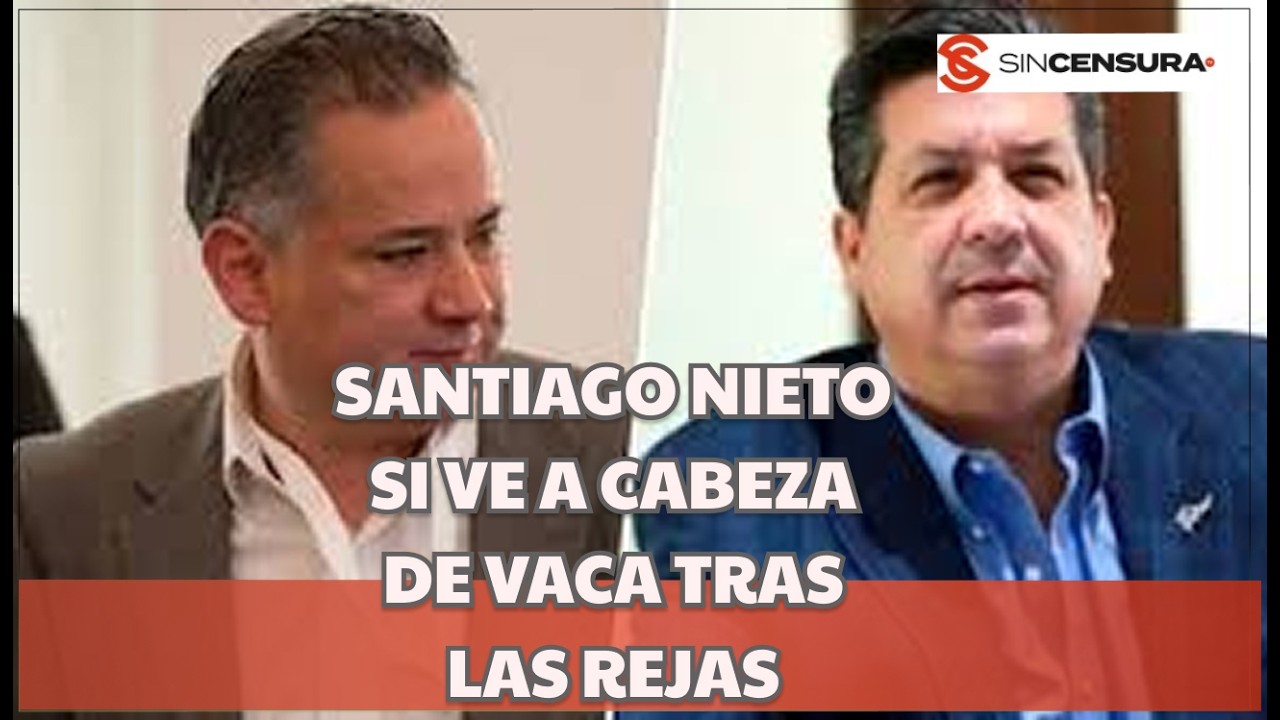 SANTIAGO NIETO SI VE A CABEZA DE VACA TRAS LAS REJAS