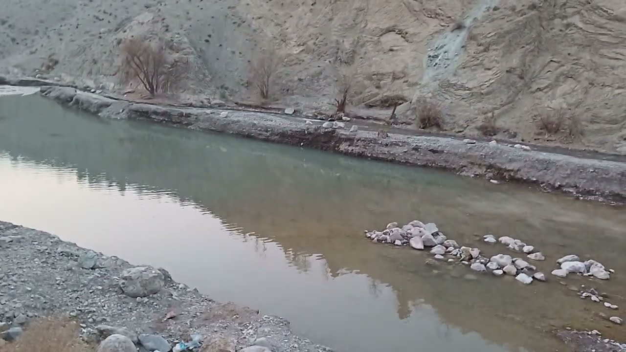 رودخانه زیبای نیکنام ده در شهر توریستی لواسان 
