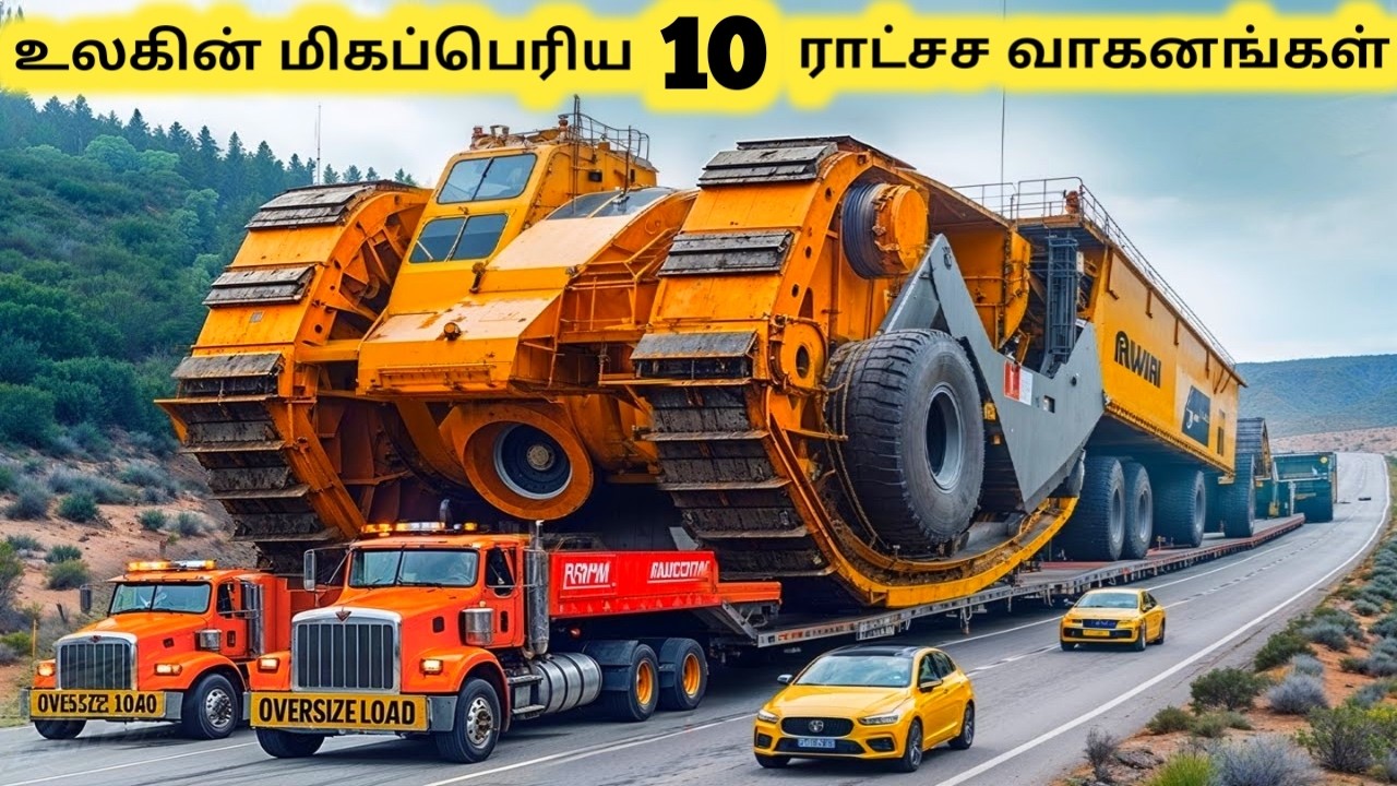 உலகின் பெரிய வாகனங்கள் || Top Ten Largest Vehicles On The Planet || Tamil Galatta News
