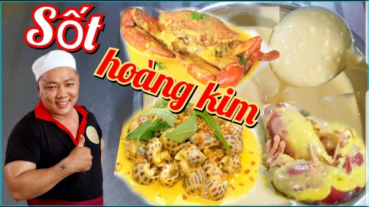 Chia sẻ cách làm sốt trứng muối Hoàng kim,thơm ,béo, màu vàng đẹp, dùng cho tất cả các loại hải sản