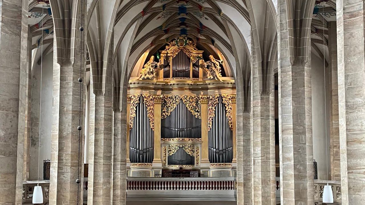Three Chorale Preludes by Gottfried August Homilius Freiberger Dom Silbermann Organ
