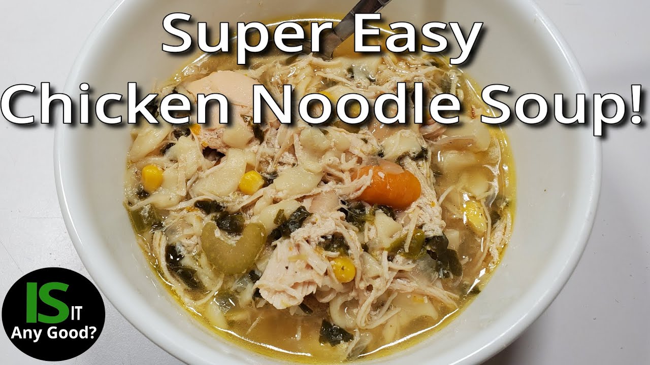 Easy Chicken Noodle Soup.  Cooked by Power Pressure Cooker XL.