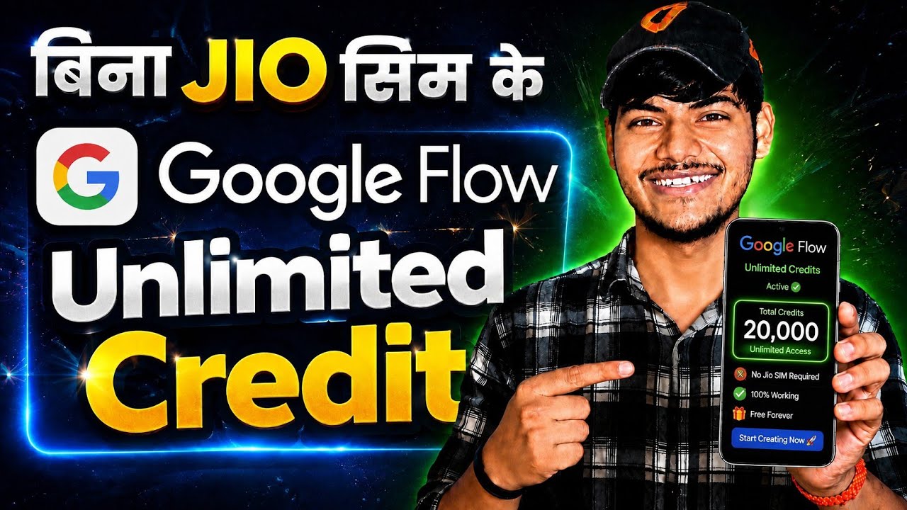 Get Google Flow Unlimited Credits Free Without a Jio SIM | Google Flow Free Subscription & AI Vid...