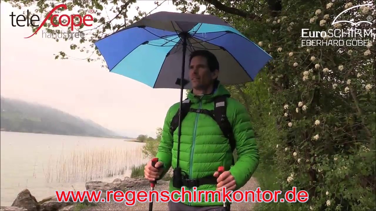 Freihand-Wanderregenschirm
