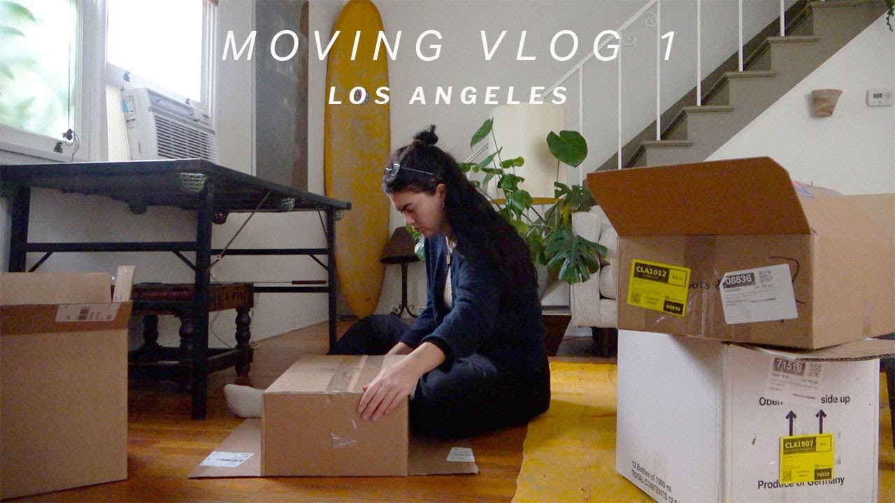 MOVING VLOG LOS ANGELES: packing, prepping & tips