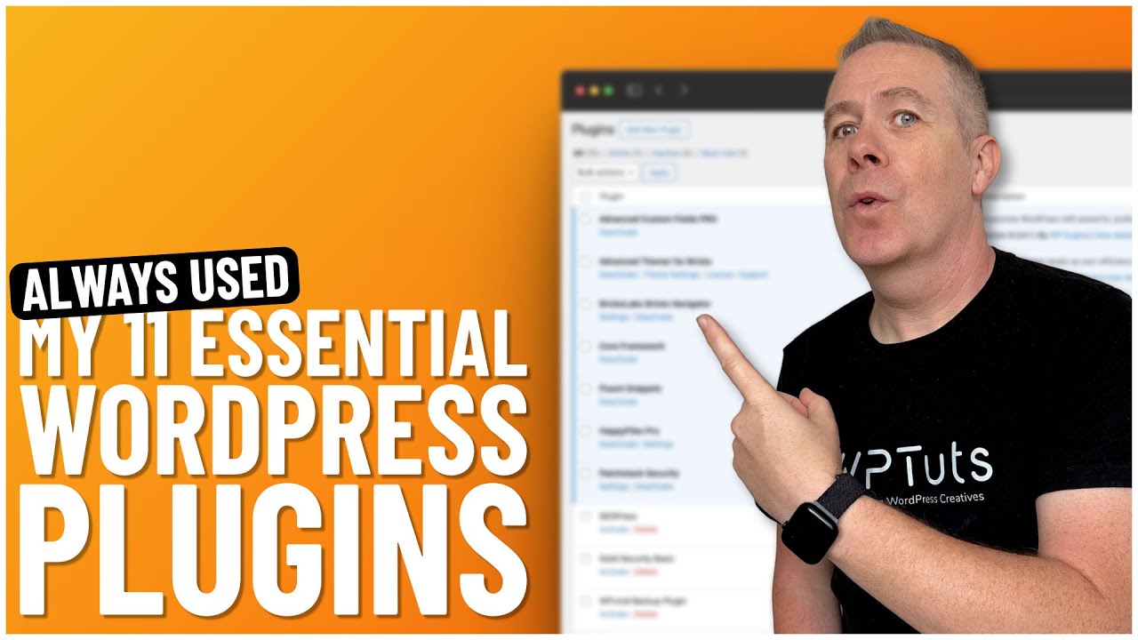 The 11 ESSENTIAL Plugins I Install On ALL My Websites (2024 Edition)