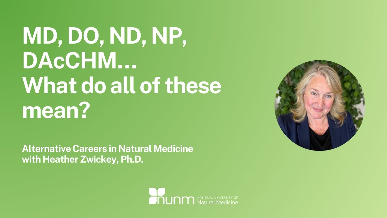MD, DO, ND, NP, DAcCHM… What do all of these mean?