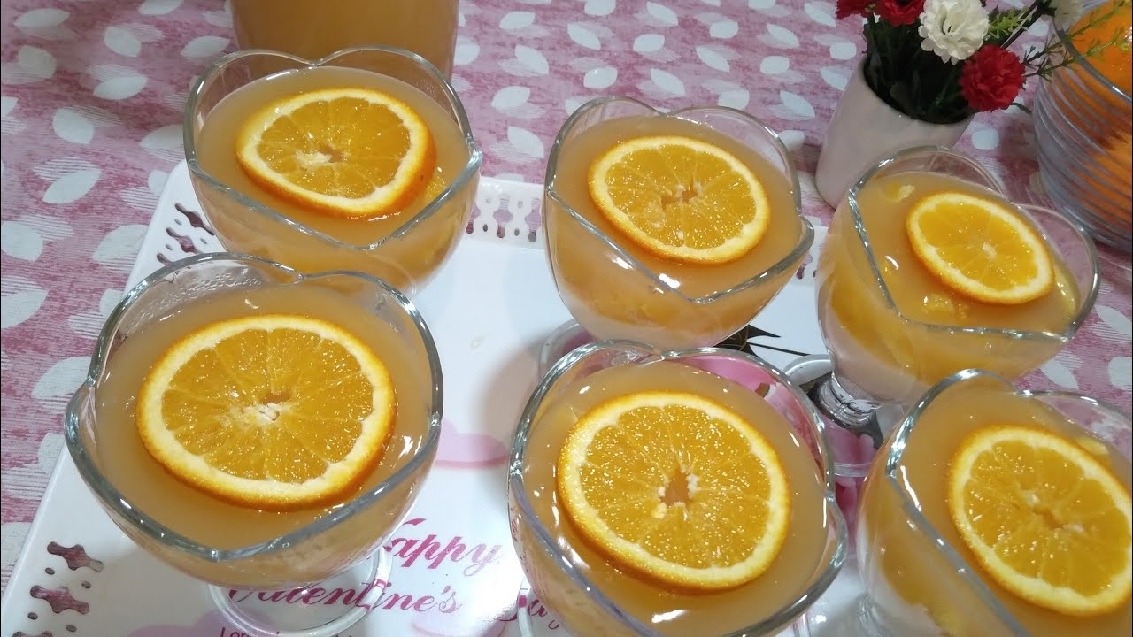#تحلية  الطبقتين بذوق #الفانيليا و #البرتقال 🍊 بنة ولا اروع(تحليات رمضانية)