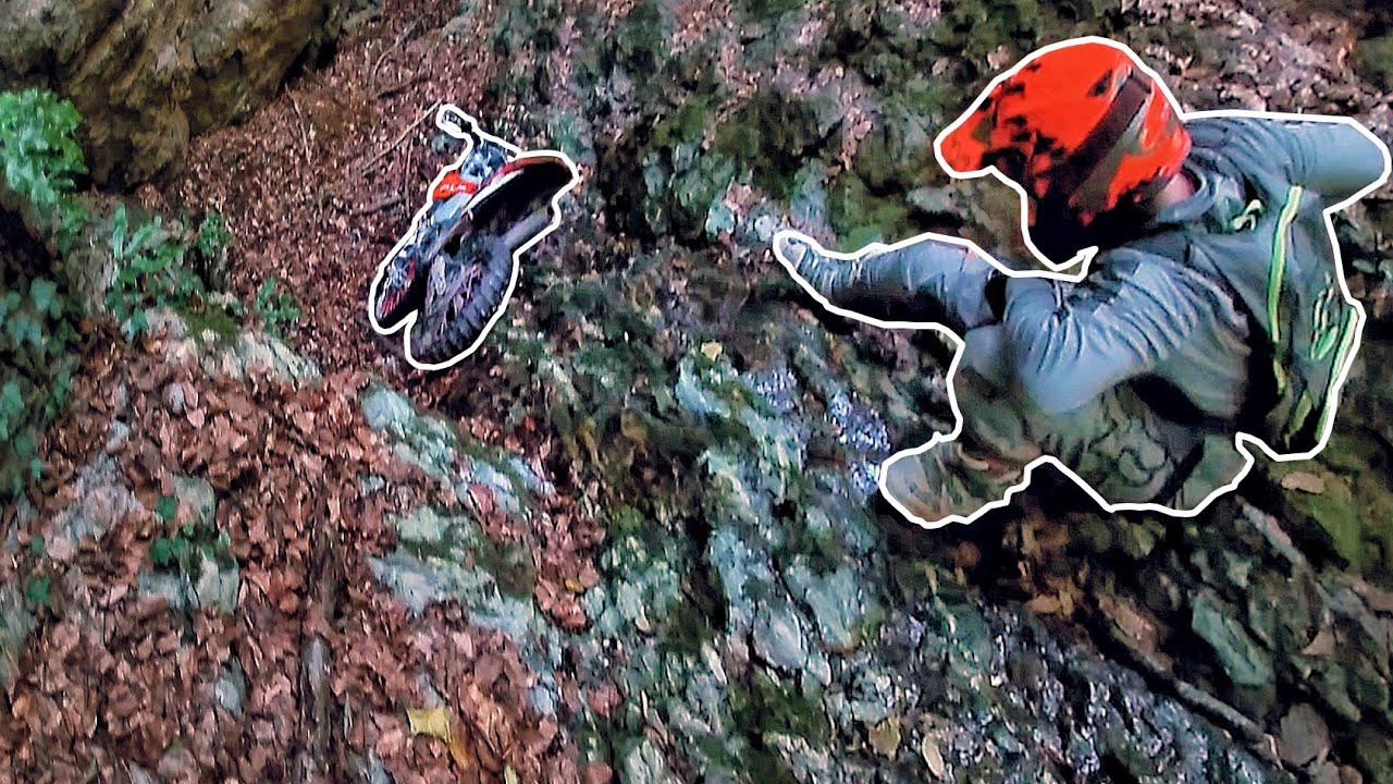 Enduro voznja- zalutali u potok *morali sici niz vodopad*